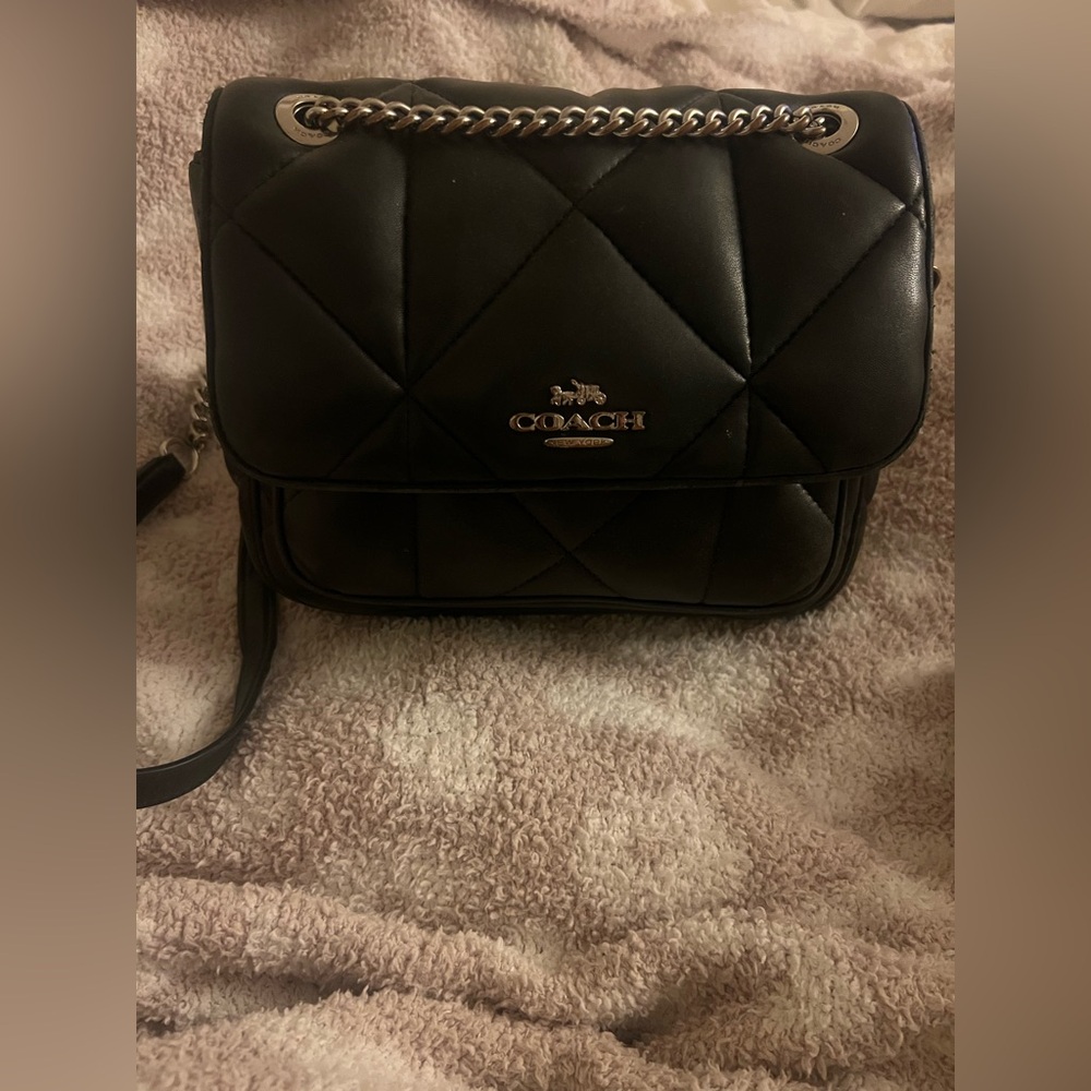 Coach Quilted Black Purse